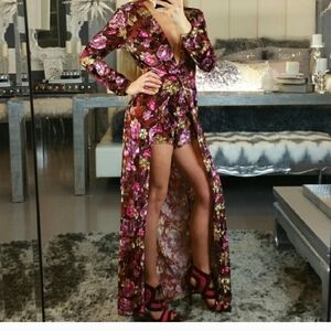 Xtaren Maxi Dress With Shorts